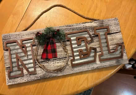 Photo of free NOEL hanging sign (Columbia, MD) #1