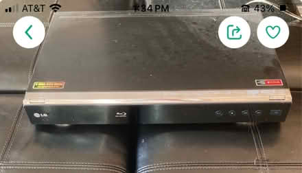 Photo of free LG Blu-ray Disc Player (Pacifica) #1