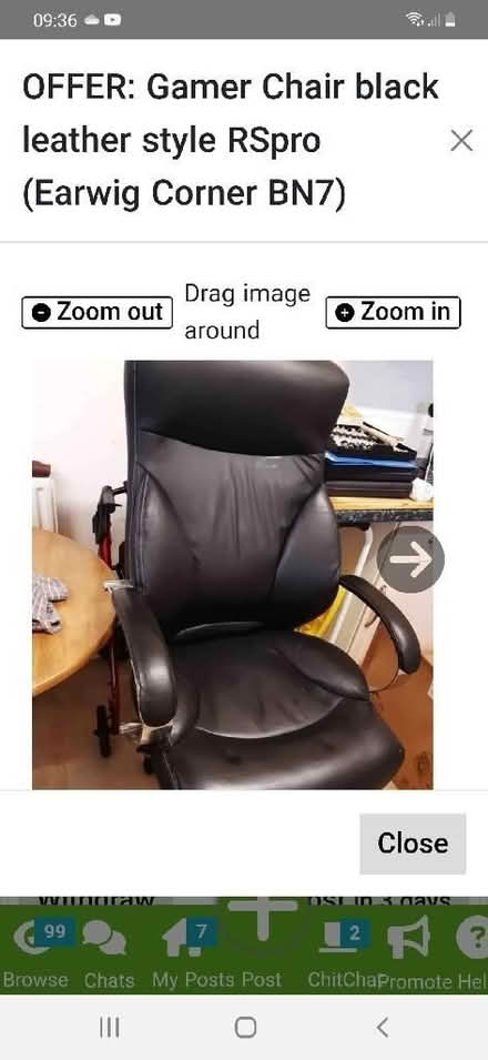 Photo of free Gamer chair (Earwig Corner BN7) #1