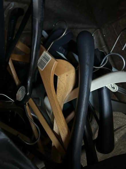 Photo of free Large amount of mixed coat hangers (Mansfield nottinghamshire) #1