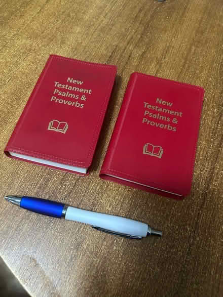Photo of free Small Bibles x2 (Bisley Woking GU24) #1