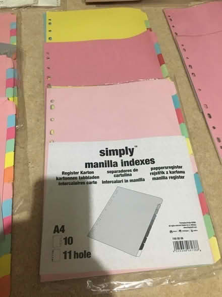 Photo of free Stationery-dividers varios types (North Cheam KT4) #4