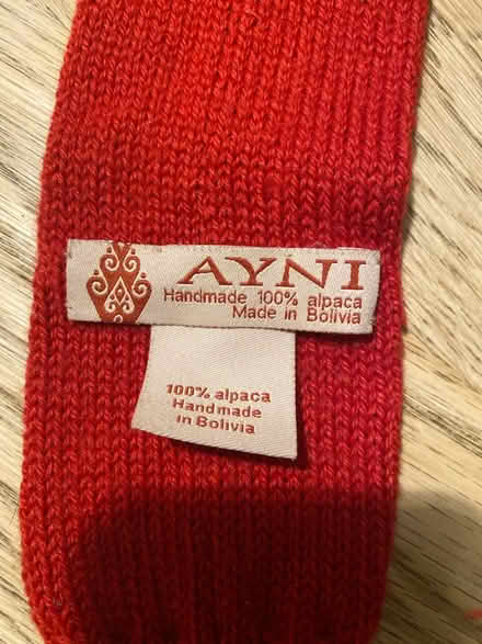 Photo of free Alpaca wool toddler scarf (Forest Gate (E7)) #2