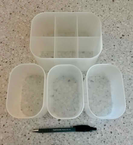 Photo of free Muji small polypropylene vanity cases set (Arborfield Garrison RG2) #1