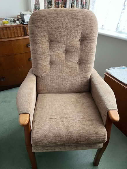 Photo of free HSL High Backed Chair - Excellent Condition. (Mill Green AL7) #1