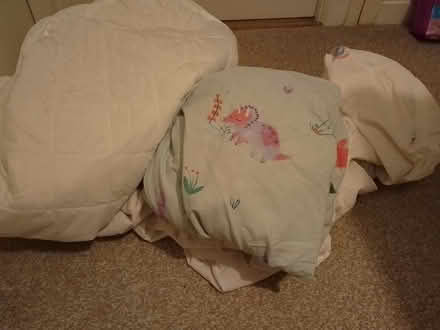 Photo of free Cot / toddler bedding (Lindale LA11) #1