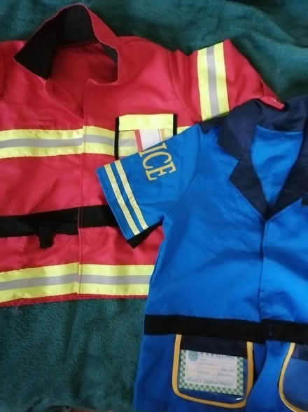 Photo of free Fireman & Police play costumes (Worcester) #1