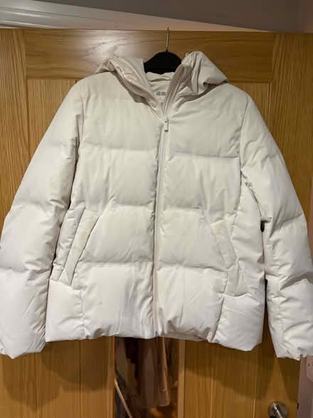 Photo of free Uniqlo size S women’s cream coat (CT8 8bf) #1