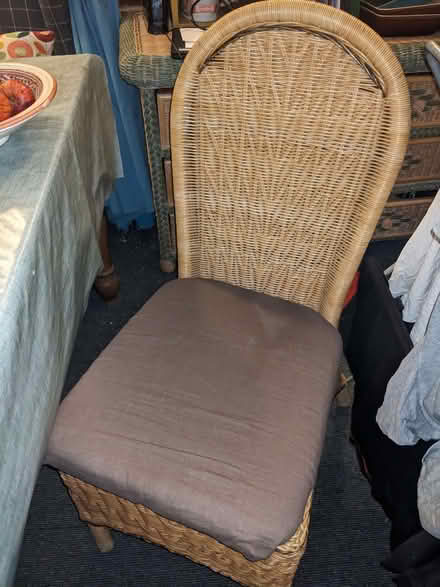 Photo of free Rattan chairs x2 (Old Woking GU22) #2