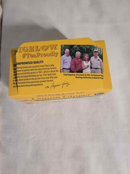 Photo of free Bigelow Lemon Ginger Tea (Upper East Side) #2