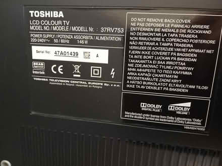 Photo of free Large flat screen Toshiba TV (Ballyhaunis, Mayo) #1