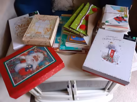 Photo of free assorted christmas cards/envelopes (Claughton CH43) #1