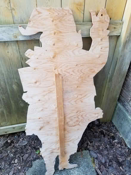 Photo of free Plywood Santa cutout (Hunt Club) #3