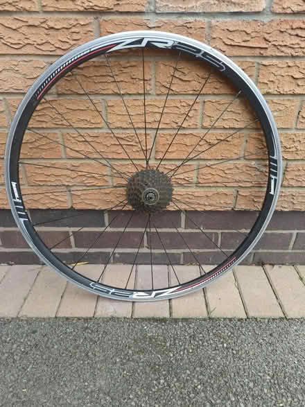 Photo of free ZR 25 racing wheel w shimano cogs (Balsall Common, CV7) #1