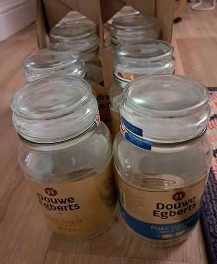 Photo of free Douwe Egberts - 190g empty jars (Bourne End SL8) #1