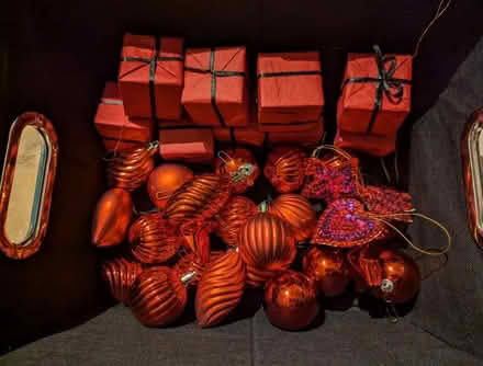 Photo of free Red Christmas Baubles (CT15) #1