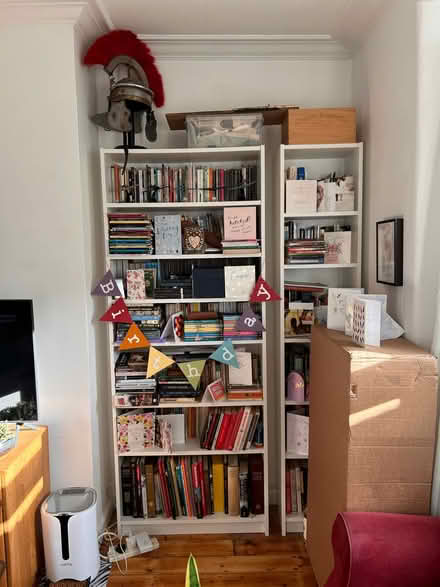 Photo of free 2 x white IKEA Billy bookcases (Tooting SW17) #3