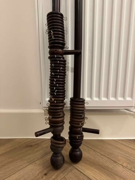 Photo of free Dark wood long curtain pole (SE1) #1