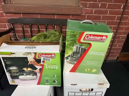 Photo of free Coleman Stove & Drip Coffee Maker (North Downtown Charlottesville) #1