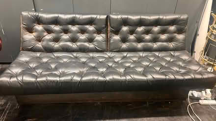 Photo of free Two leather sofas (W2 4qj) #3