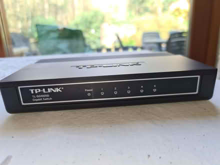Photo of free A TP-Link 5 port Gigabit network switch with PSU (Oaklands nr Welwyn AL6) #1