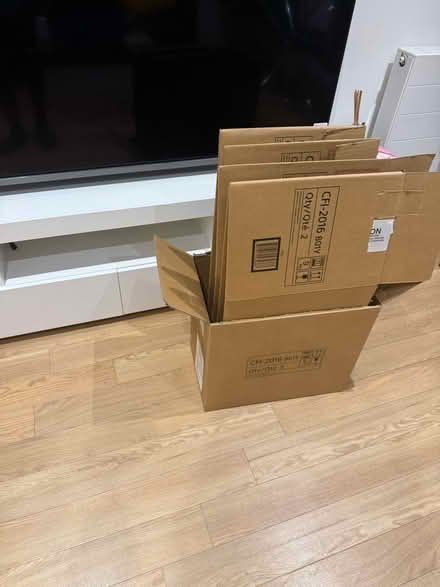 Photo of free 4 cardboard boxes (Se2) #1