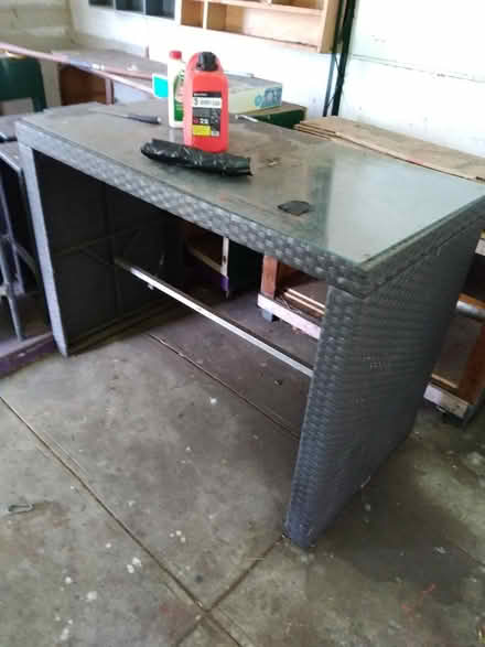 Photo of free Plastic Cane Table plus Stools (Frankston North) #2