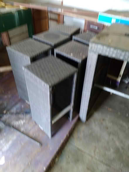 Photo of free Plastic Cane Table plus Stools (Frankston North) #1