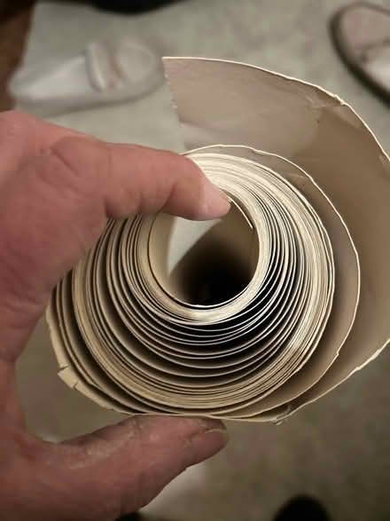 Photo of free 3/4 roll of wall paper (OX4) #1