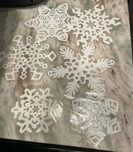 Photo of free Laminated paper snowflakes (Petworth) #1