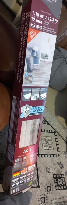 Photo of free 1 Box of laminate (grey) (CV5) #3