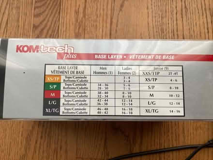 Photo of free Unworn Kombi Jr XL Long Underwear (Greenbank/West Hunt Club) #4