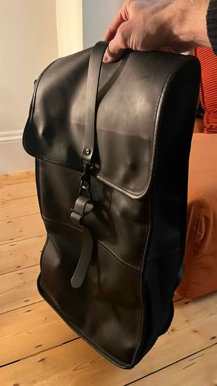 Photo of free Black rainproof backpack (E5 0QX) #3