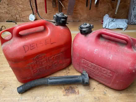 Photo of free 2 petrol can (Lauder TD2) #1