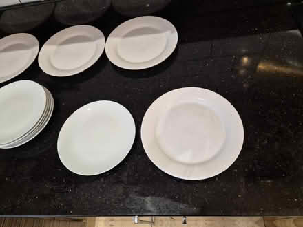 Photo of free 2 sets of white plates (Sharrow area S11) #3