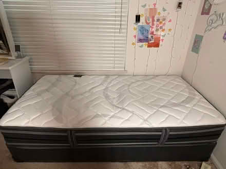 Photo of free Full size mattress and box spring (Reston) #3