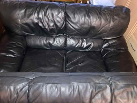 Photo of free Leather sofas two and three seater (Stoke Poges SL2) #2