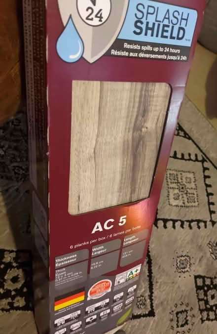 Photo of free 1 Box of laminate (grey) (CV5) #2