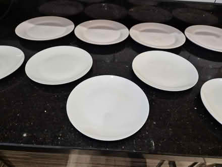 Photo of free 2 sets of white plates (Sharrow area S11) #2