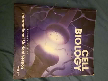 Photo of free Cell biology degree level text book (CF24) #1