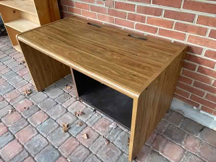 Photo of free desk & unfinished wood bookcase (near Newark Country club) #2