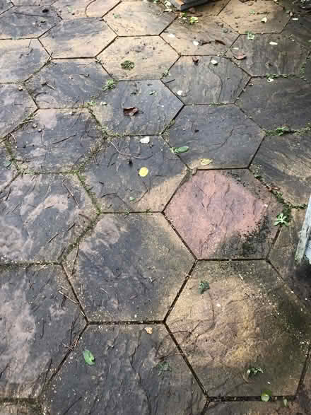 Photo of free About 200 hexagonal paving stones (kenilworth) #1