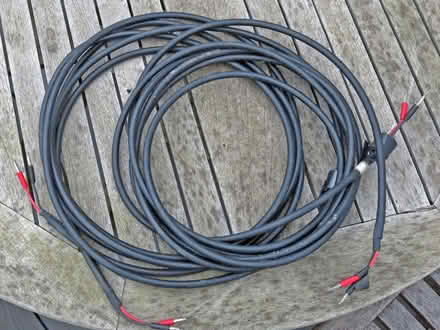 Photo of free 6m pair of unbranded, hand-built loudspeaker cables (Hayling Island PO11) #1