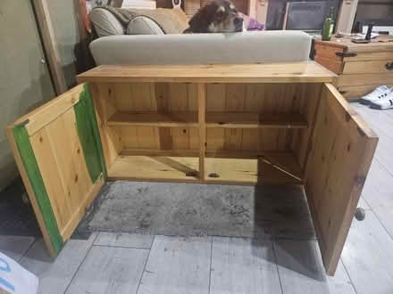 Photo of free Pine cupboard (dog not included!) (Henwick) #2