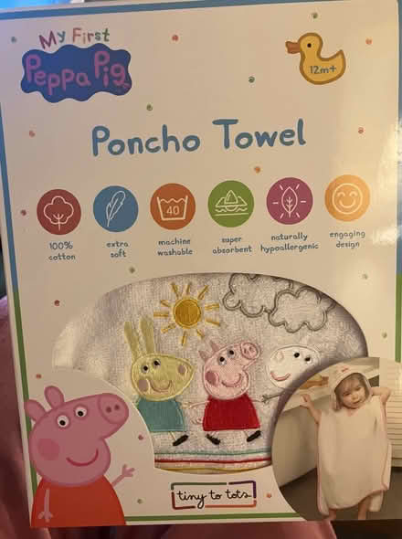 Photo of free Peppa pig Poncho towel (Waddon) #1