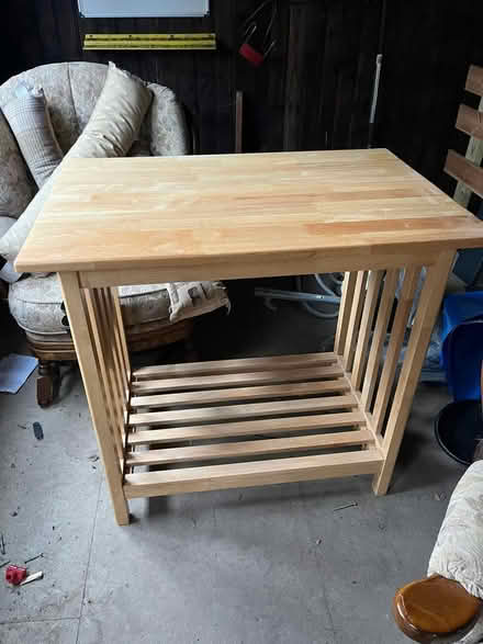 Photo of free Tall wooden island unit (Montford Bridge) #1