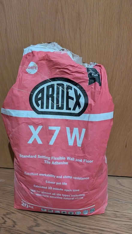 Photo of free Ardex Tile adhesive (Hatton Wall, EC1N) #1