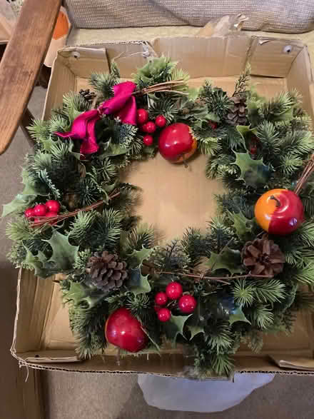 Photo of free Christmas Wreath (Sawley) #1