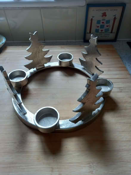 Photo of free Christmas candle holder (Watton at Stone SG14) #1