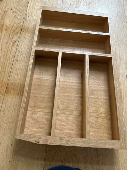 Photo of free Wood cutlery tray (Near Kew Gardens, Richmond) #1